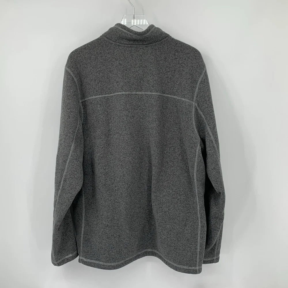 NorthFace Gordon Lyon quarter zip shirt fleece sweatshirt jacket gray men XXL